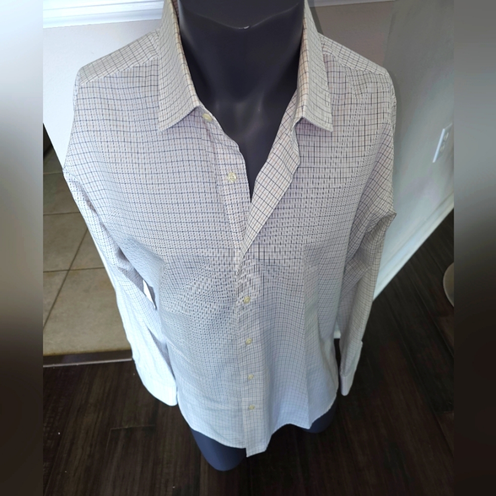 Tom James 16 1/2, 34 Sleeve Button-down Shirt